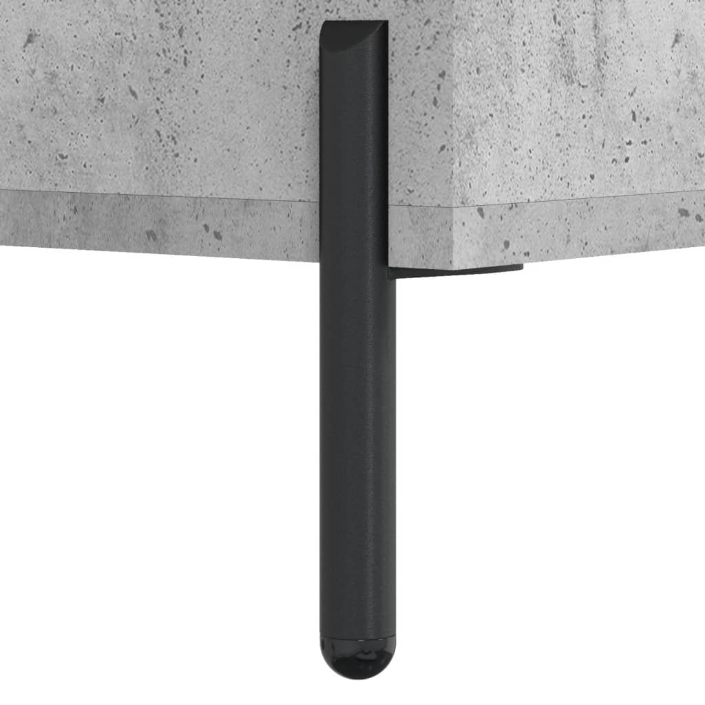 TV Cabinet Concrete Grey 80 x 36 x 50 cm Particleboard