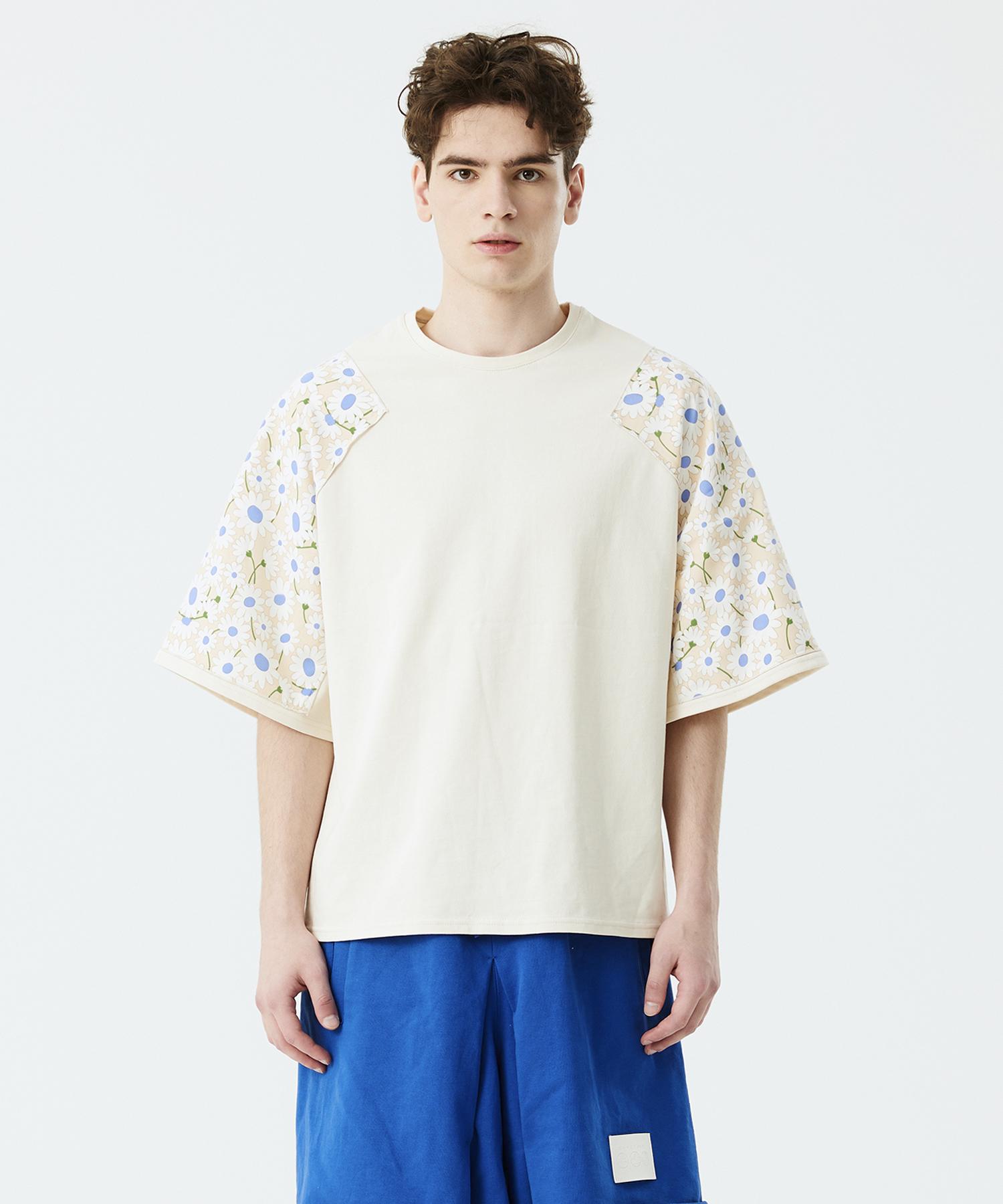 Jacopane Patch Point Short Sleeve T-Shirt_Ivory Free
