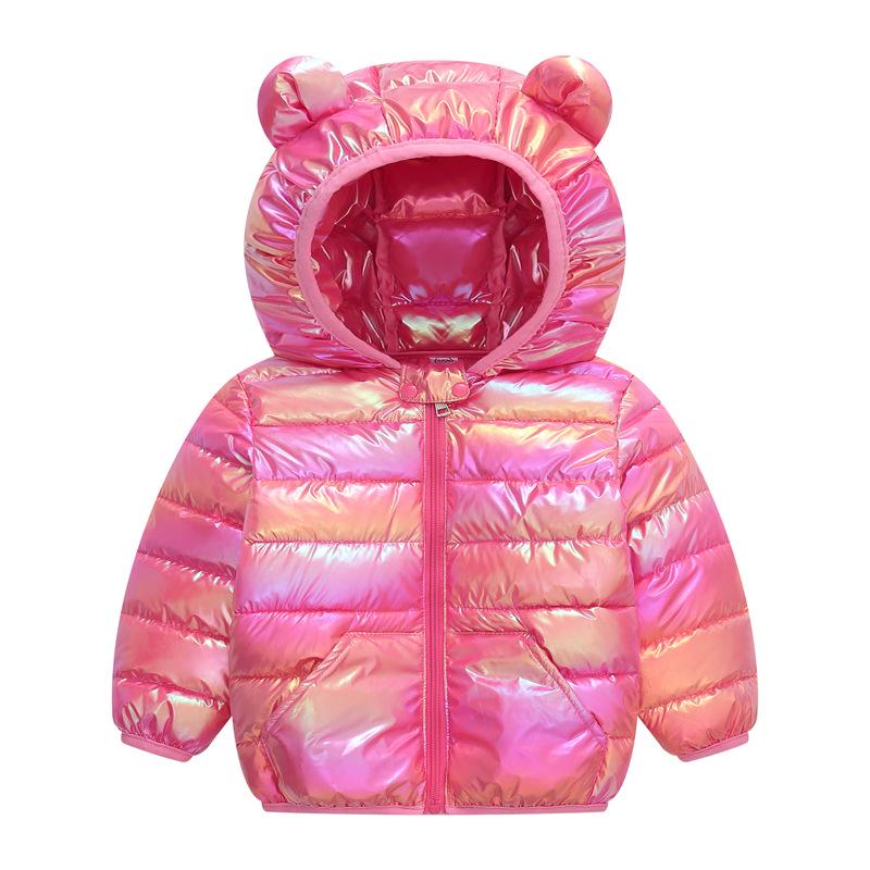 2025 Autumn/Winter Cartoon Children's Down Jacket - Lightweight Short Cotton Coat for Boys and Girls
