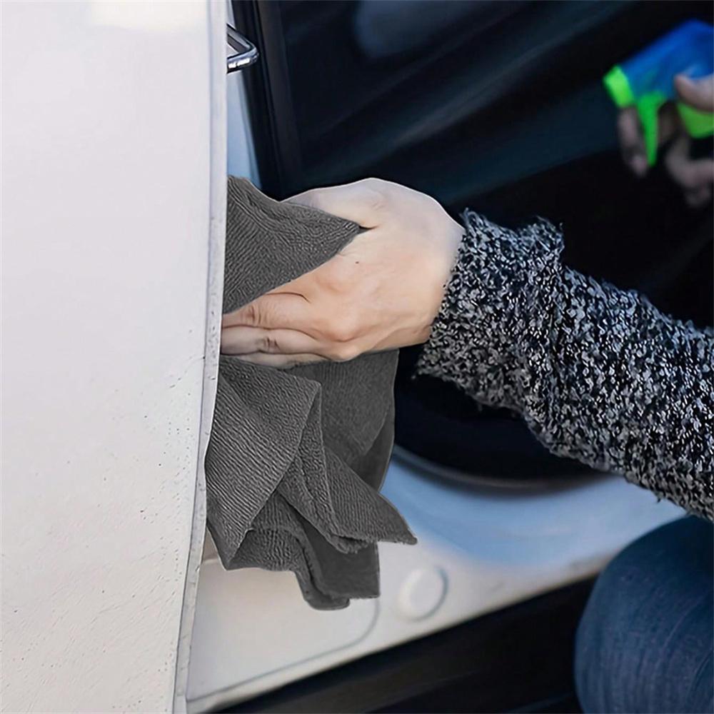 Premium Microfiber Car Towels Set Ultra Absorbent & Drying Cleaning Cloth for Auto Mirror Glass Polishing Wash-Cloth Applicator