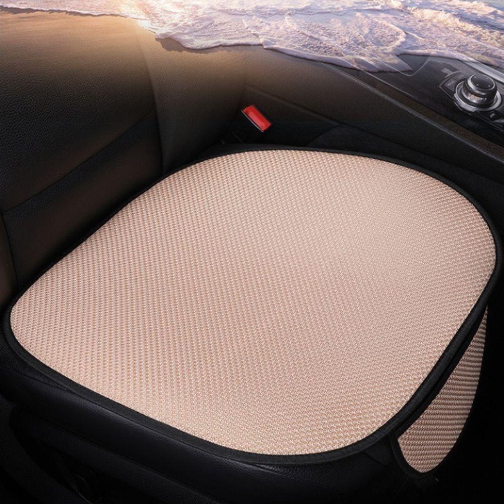 Ice Silk Material Three-Piece Set Cool Breathable Fabric Universal Car Seat Cushion Summer Use