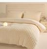 2025 New Winter Faux Rabbit Fur & Milk Velvet Flannel Bedding Set: Thickened, Warm, 4-Piece, Includes Fitted Sheet