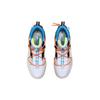 Li Ning CF Hunter Slip Resistant Abrasion Resistant High top Skateboard Shoes Women's White Orange AGCQ158-4