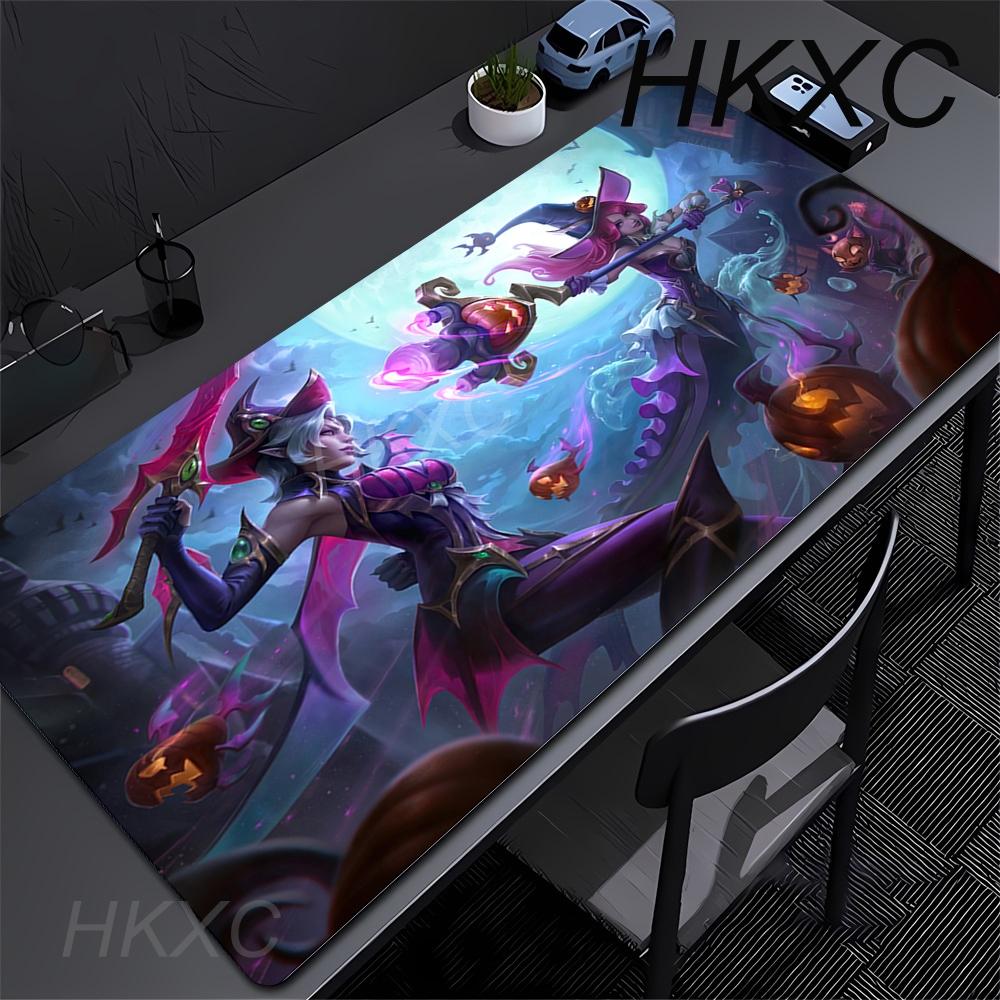 Large Game League of Legends Mouse Pad Gamer Cabinet Keyboard Deskmat Cartoon Arcane Gaming Accessories Computer Xxl Mousepad