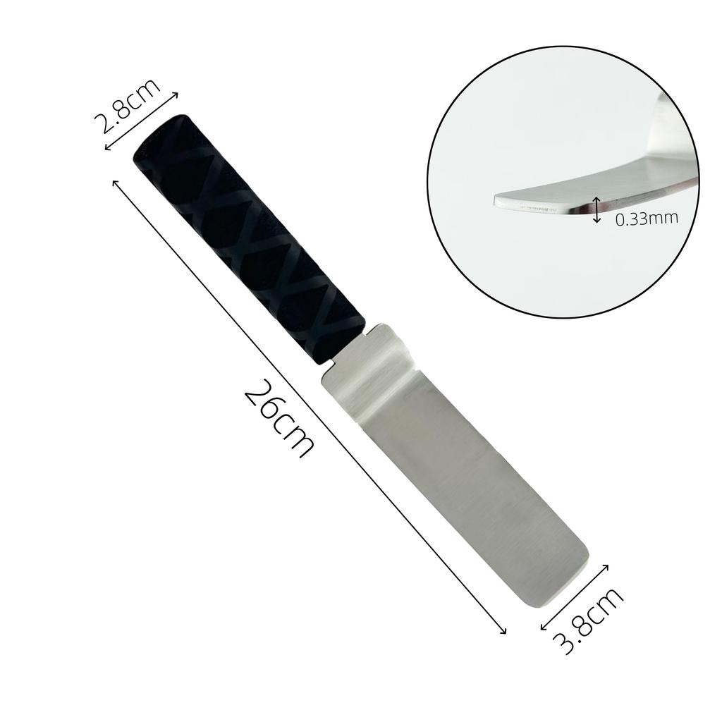 Car Dent Repair Tool Paintless Dent Repairing Knock pad Stainless Steel Backing Plate Rubber Handle Body Dent Removal Tool