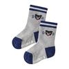 MIKI HOUSE Double B Sock Pack, 3-Pair Crew Length Socks for Boys and Girls, Baby, Kids, School, Sizes 19-21cm, Multicolor, 64-9628-490