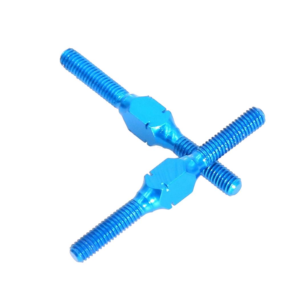 2pcs Aluminum Turnbuckle Shaft 3x32mm Lightweight Rod Linkage For Remote Control Model Cars Accessories
