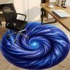 1pc Cosmic Swirl Chair Carpet for Office, Non-slip, Soft and Durable Leisure Rug, Perfect for Office, Living Room yy251103116