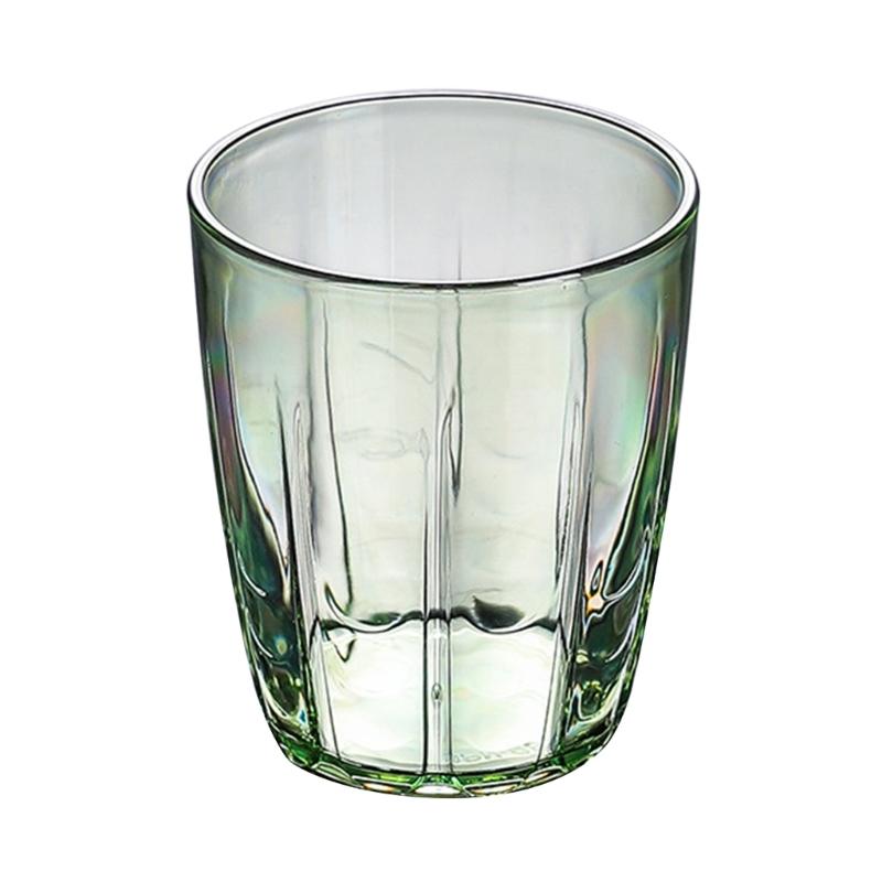 

280ml Drinking Glasses Reusable Water Tumblers Unbreakable Acrylic Cups Shatterproof Juice Beer Cup Dishwasher Safe
