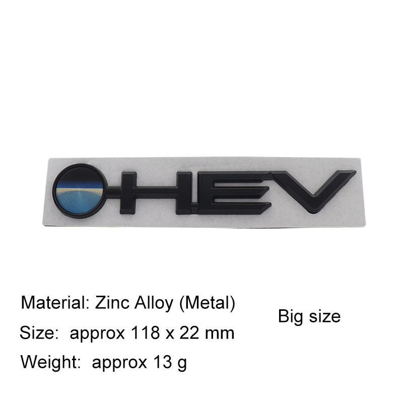 3D Car Styling HEV For car Hood Fender trunk Rear Bonnet Nameplate Decal Emblem Badge Sticker