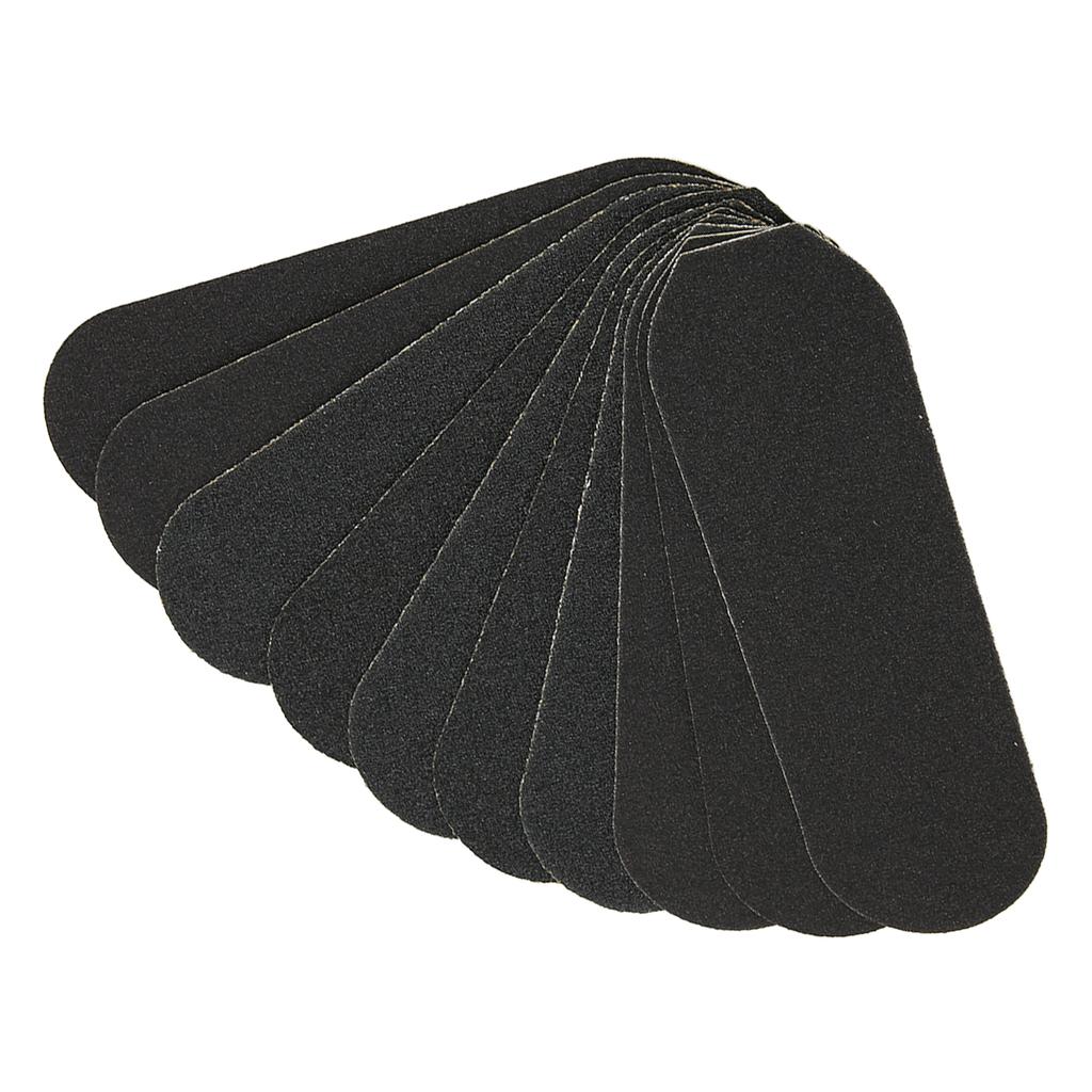 10Pcs Foot File Replacement Pads 13.8x4.5cm Cracked Skin Corns Callus Removal Pedicure File Refill