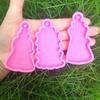 Silicone Mold Epoxy Resin Casting Mould for Making Nun Shaped Keychains Backpack Decorations and Religious Pendants