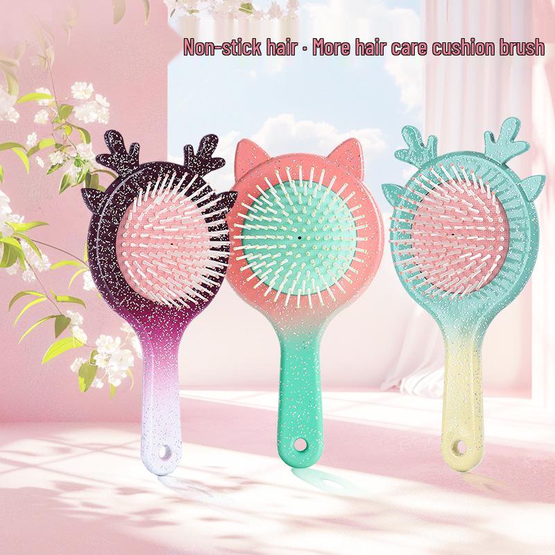 

Starry Sky Antler Anti-Tangle Air Cushion Massage Comb for Women