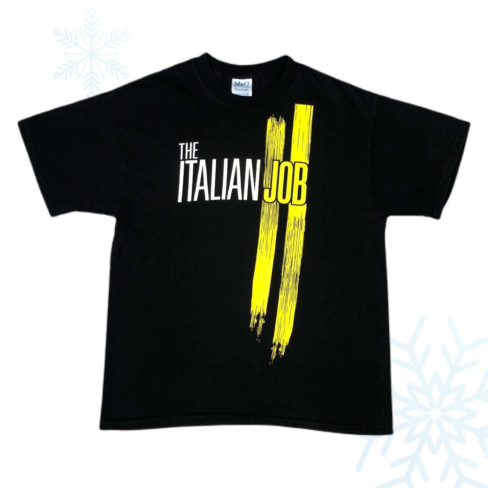 The Italian Job Movie 2003 Mark Wahlberg Mini Cooper T-Shirt Large Black 3XL
