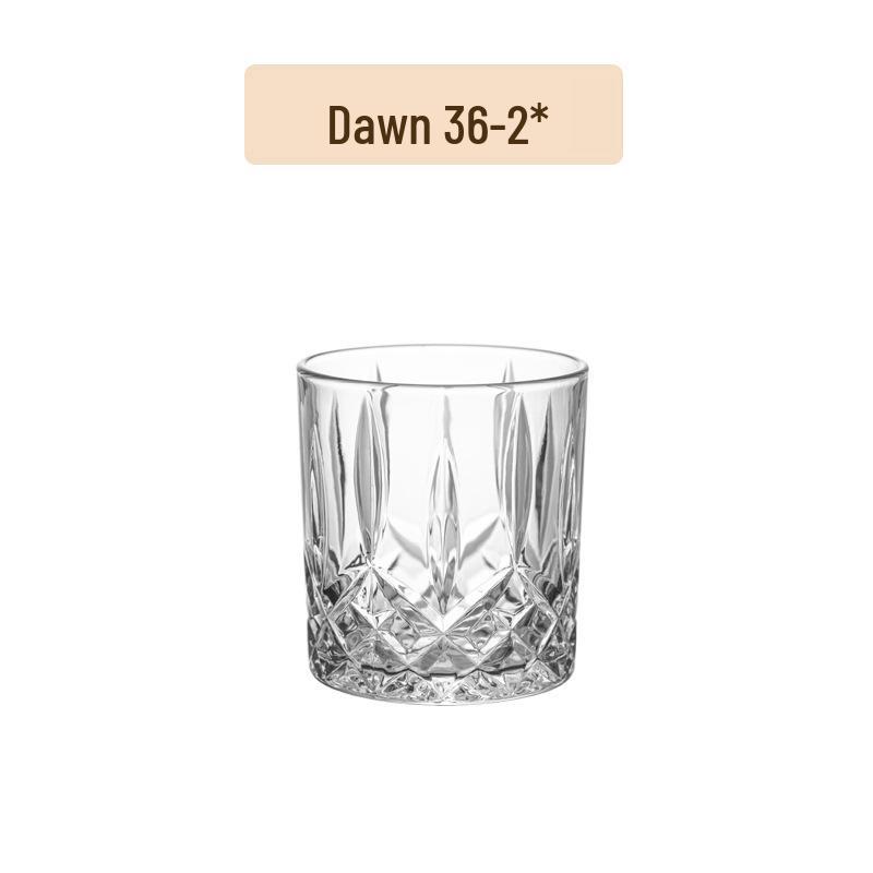 Green Apple Retro Crystal Glass Set – Wine, Whiskey, Beer, Liquor Glasses for Home Bar