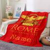 Customiz Name Personality SPQR logo Blanket Soft &Warm Sofa Office Bed Travel Lunch Break Blanket, Gift Suitable All Seasons