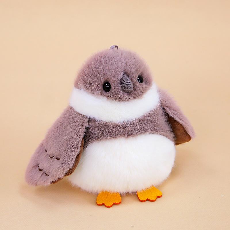 

Simulated bird elf plush toy doll simulated sounding bird rag doll parrot sparrow kiwi kingfisher 12cm