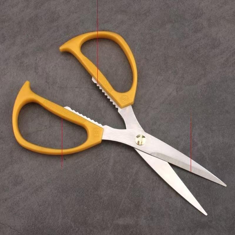 Plastic Handle K82 Scissors Multi-functional Kitchen Stainless Steel Chicken Bone Cutter Kitchen Household Strong Cutter
