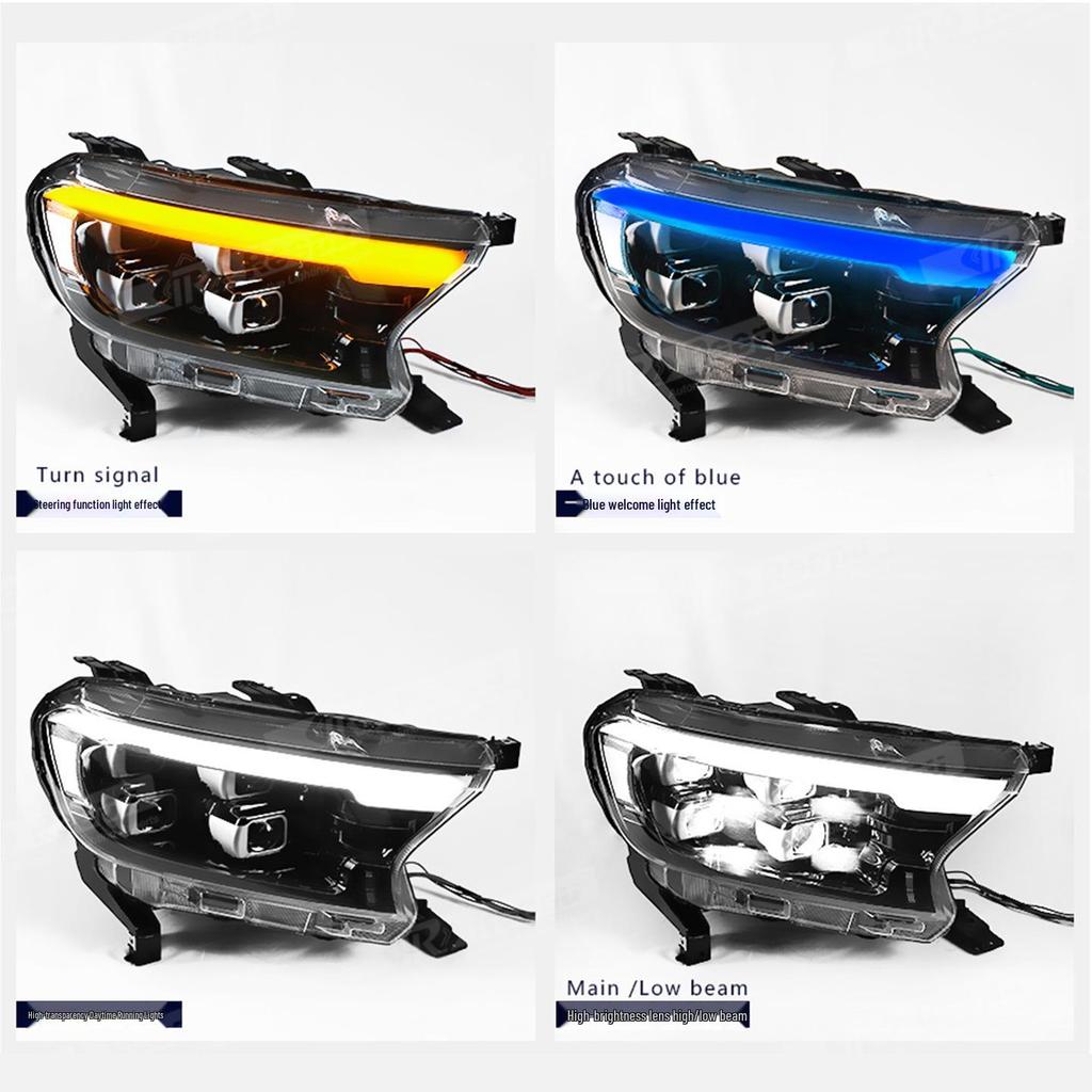 16-21 Ford Everest LED Headlight Assembly with Four-Lens DRL