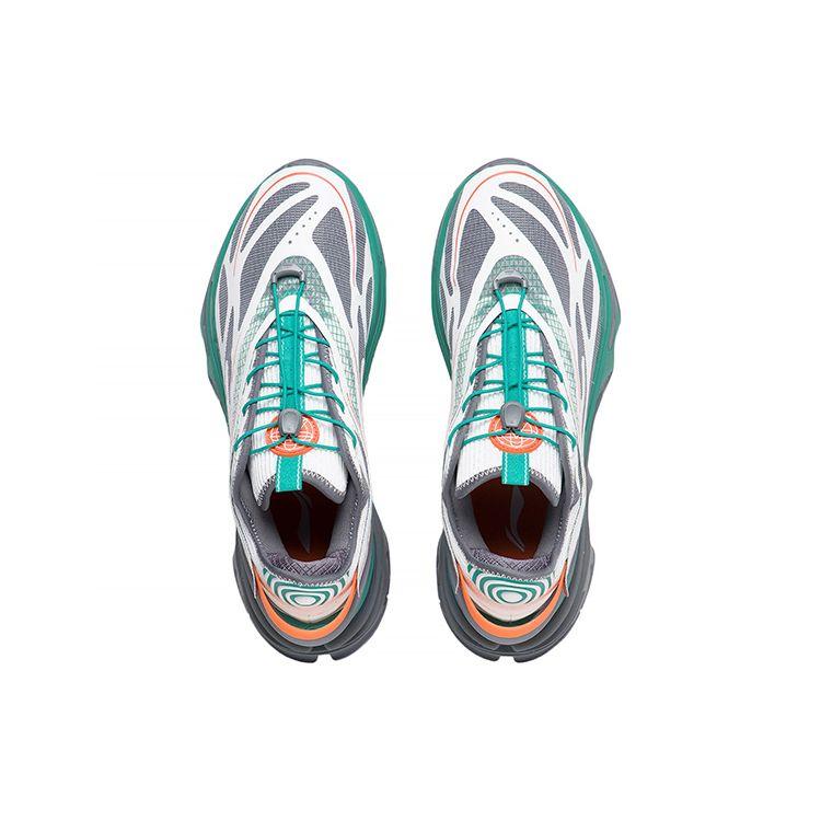 Li Ning CF Mountain 1.0 V3 Dream Theme Show Low-Top Sports Casual Shoes Men Sneakers White Gray Green AGLS145-3