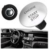 Start Button Replacement for Mercedes Engine Stop Switch Benz, Car Push Direct Plug-in Starter Switch, Button, Accessory Metal Panel Butto