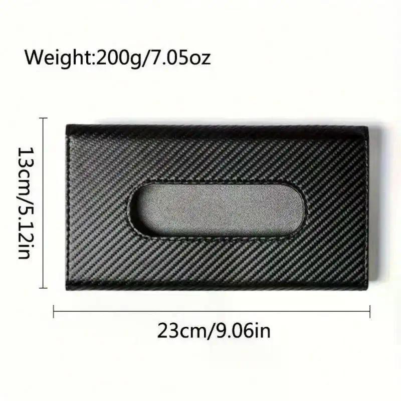 Car Sun Visor Tissue Box Holder - Auto Storage Tissue Dispenser & Decoration for Vehicle Interior Organization