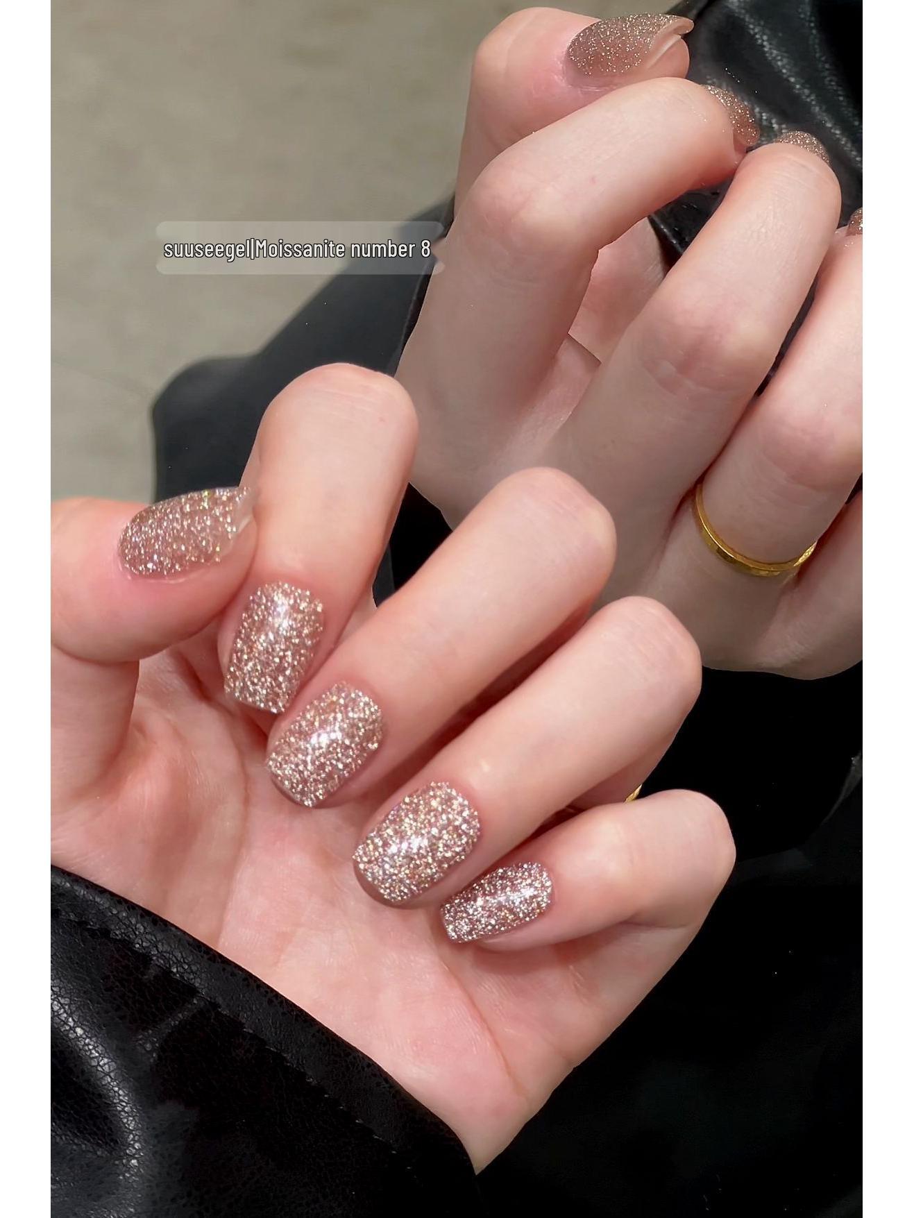 

Xiaohongshu 12-цветный гель-лак Moissanite Crush: Супер Блестящий, Цветной Лак для Ногтей для Салонов