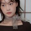 Organza Petit Scarf - Khaki Grey