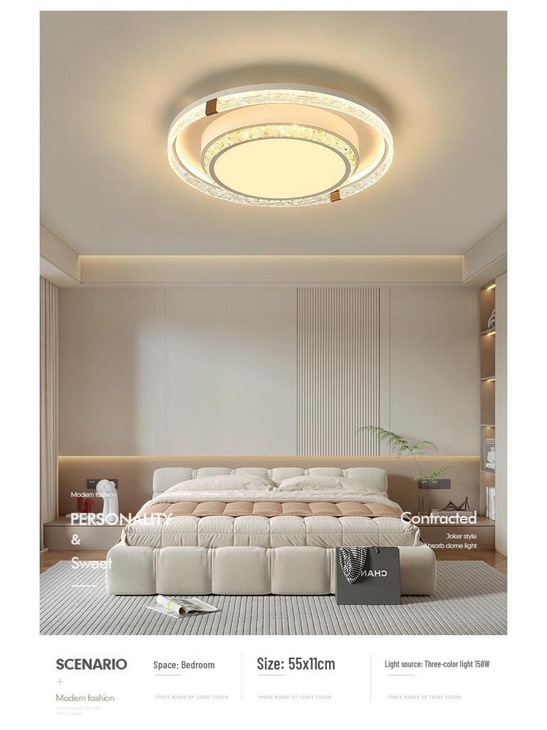 Nowoczesne światło sufitowe z pełnym spektrum ochrony oczu - Model 2025 do salonu i sypialni głównej