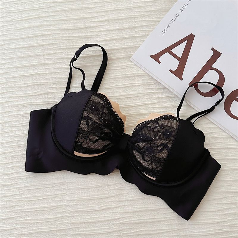 Push Up Bras Wireless Big Breast 1/2 Cup Underwear Fashion Sexy Bras For Women