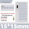 Gold Thermal Adhesive Round Sticker Paper for Lunch Box & Food Retention Labels