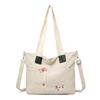 Large-capacity Tote Bag, Casual and Versatile Embroidered Shoulder Bag, Commuter Handbag