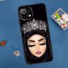 Muslim Islamic Arabic Hijab Girl Case For Xiaomi 13 14 15 Ultra 11T 12T 13T 14T Pro POCO X7 Pro X3 X5 X6 M6 F5 F6 Pro Cover