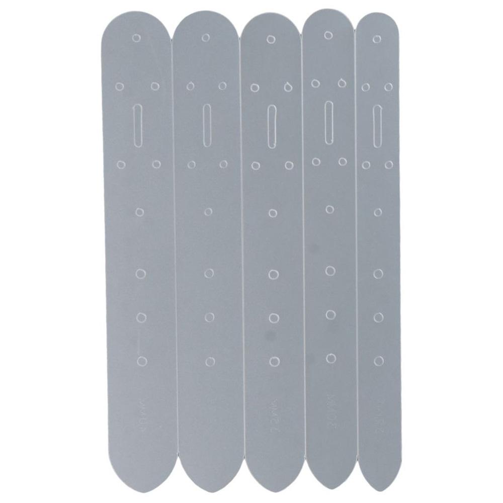 Punching Process Leather Module Handmade Leather Multiple Sizes Acrylic Template Belt Positioning Translucent Belt DIY Tools