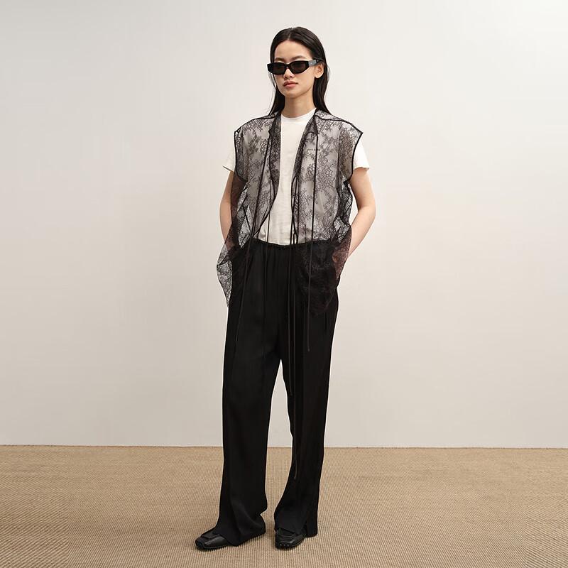 LESS 2025 Autumn Commuter Straight-Leg Casual Pants