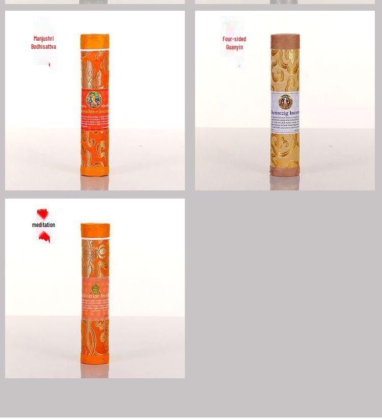 Green Tara Tibetan Incense - Natural Plant Scent for Indoor Offering and Buddha Practice