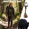 Bear Bell Anti-Lost Bell Wildlife Alert Cowbell With Lanyard And Carabiner For Hiking Camping Backpacking Outdoor Women Men
