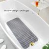 Comfort PVC Bathtubs Mats Suction Cup Stability, AntiSlip Water Proof Shower Bath Mats for Elderly and Children