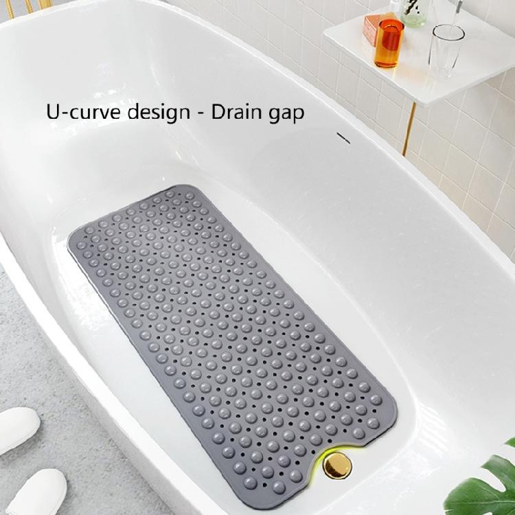 Comfort PVC Bathtubs Mats Suction Cup Stability, AntiSlip Water Proof Shower Bath Mats for Elderly and Children
