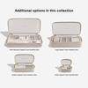 STACKERS LONDON Travel Jewelry Box, Portable Accessory Case, Size M (Greige)