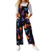 Women’s Loose Casual Sleeveless Jumpsuit Halloween Printed Jumpsuit Printed Jumpsuit
