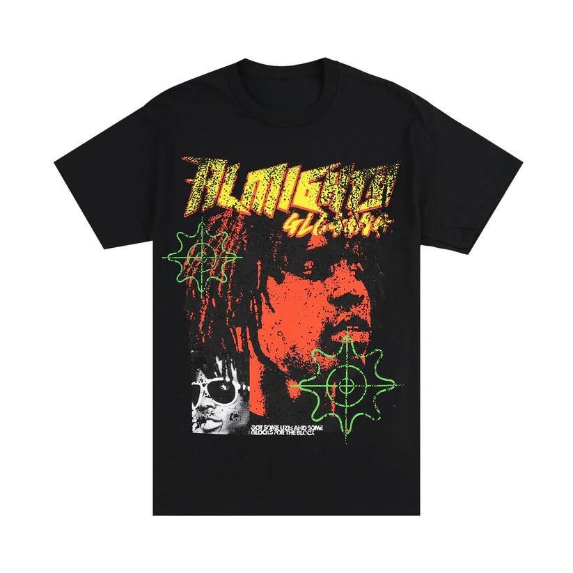 New Y2K American Street Hip Hop Style GOLOGANG Cartoon Men's and Women's Printed Loose T-Shirt Versatile Personality