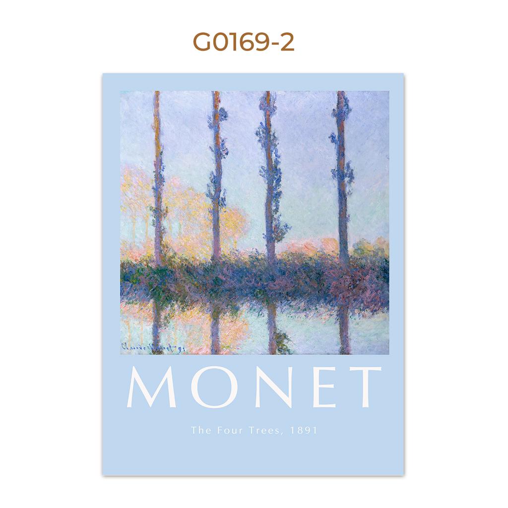 Modern Minimalist Retro Landscape Monet Hand-painted Oil Painting Wall Canvas Posters Painting Prints For Living Room Home Decor