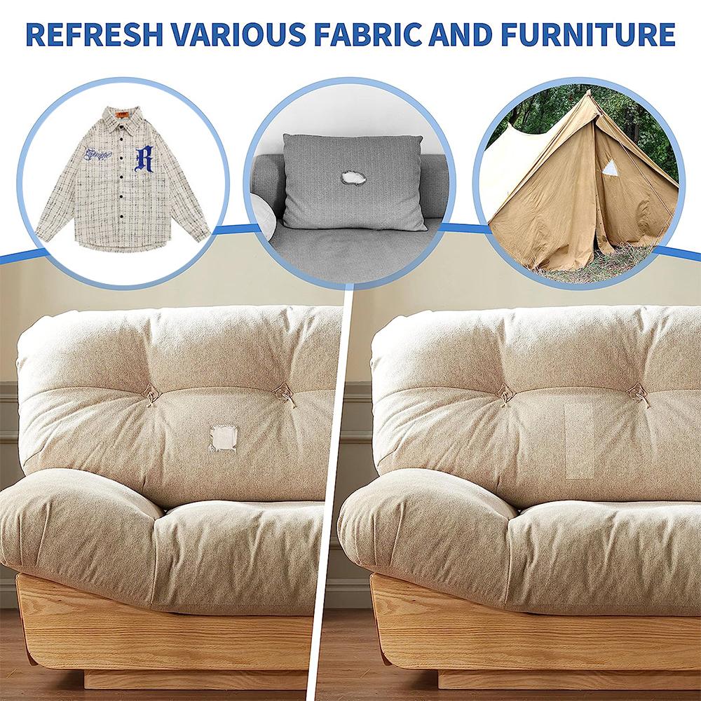 2026 Trending 3.1x20 inch Roll Twill Iron On Patches Washable Inside/Outside for Garment Bags Repair & Decoration Material
