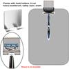 Shower Mirror for Shaving Fogless Bathroom Wall Hanging Mirror with Shaver Hooks Portable Fog Free Mirror for Daily &
