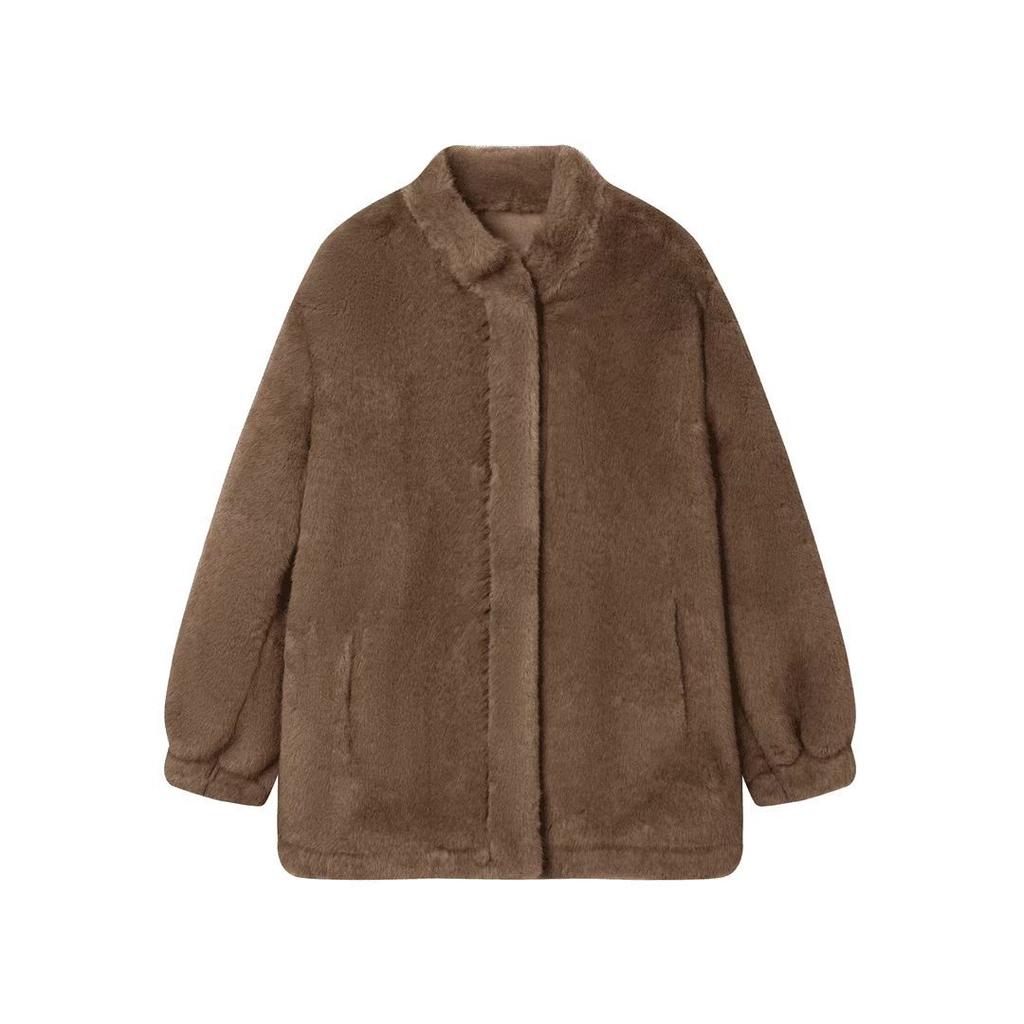 Fur Coat Winter New Thickened Imitation Mink Fur One-piece Coat for Women