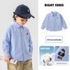Trendy European Boys' Long Sleeve Casual Shirt - Spring/Autumn Kids' Clothing