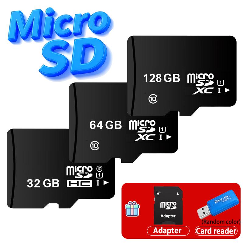 

Micro SD 128 ГБ TF-карта 32 ГБ 64 ГБ sd-карта micro SDHC SDXC карта флэш-памяти класс 10 с адаптером для автомобильного регистратора данных камеры смартфона игры 32GB