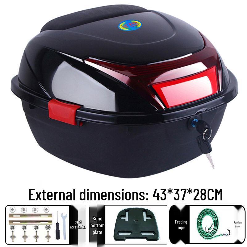 Universal Electric Vehicle Trunk & Storage Box for Motorcycles and Scooters