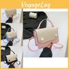 Modern Casual Pu Leather Crossbody Bag For Women With Unique Minimalist Design